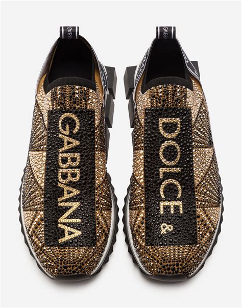 dolce gabbana sneaker rhinestone|purple dolce and gabbana sneakers.